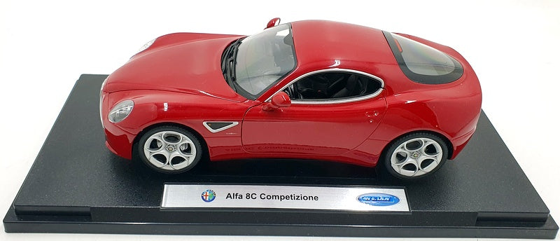 Welly 1/18 Scale Diecast 18013W -  Alfa Romeo 8C Competizione - Red