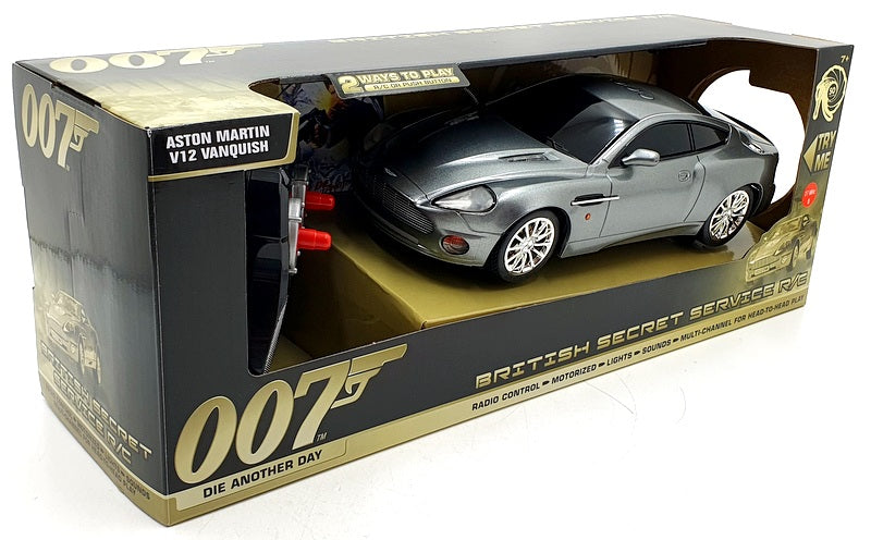 Toy State 27cm Long R/C Car 62052 - Aston Martin V12 Vanquish 007 Bond 27MHz