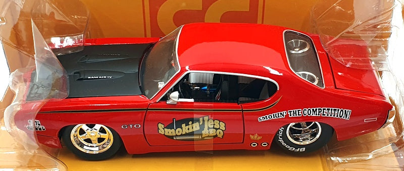 Jada - 1/24 Scale - 96268 1969 Pontiac GTO Judge Red Collectors Club LE