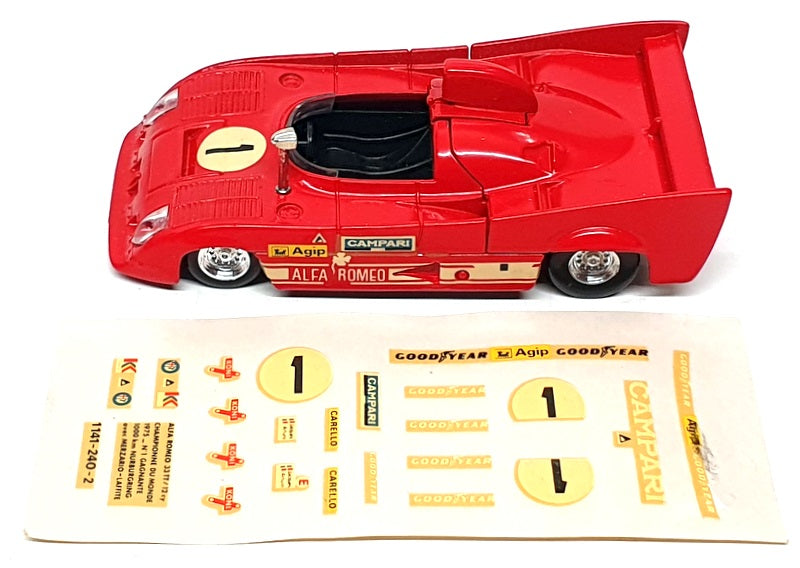 Solido 1/43 Scale No. 41 - Alfa Romeo 33 TT12 Race Car #1 - Red