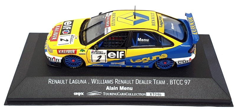 Onyx 1/43 Scale XT046 Renault Laguna Williams Renault Dealer Team BTCC 97 A.Menu