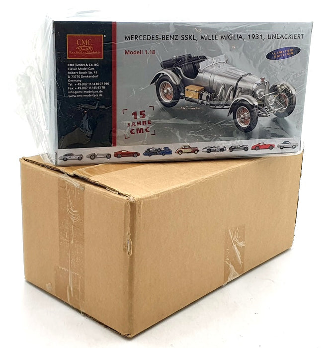 CMC 1/18 Scale M-087 Mercedes-Benz SSKL Mille Miglia 1931 Metal With Case