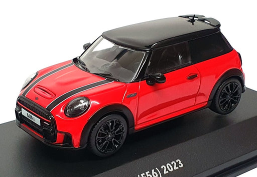 Solido 1/43 Scale S4315001 - 2023 Mini Cooper JCW (F56) - Red