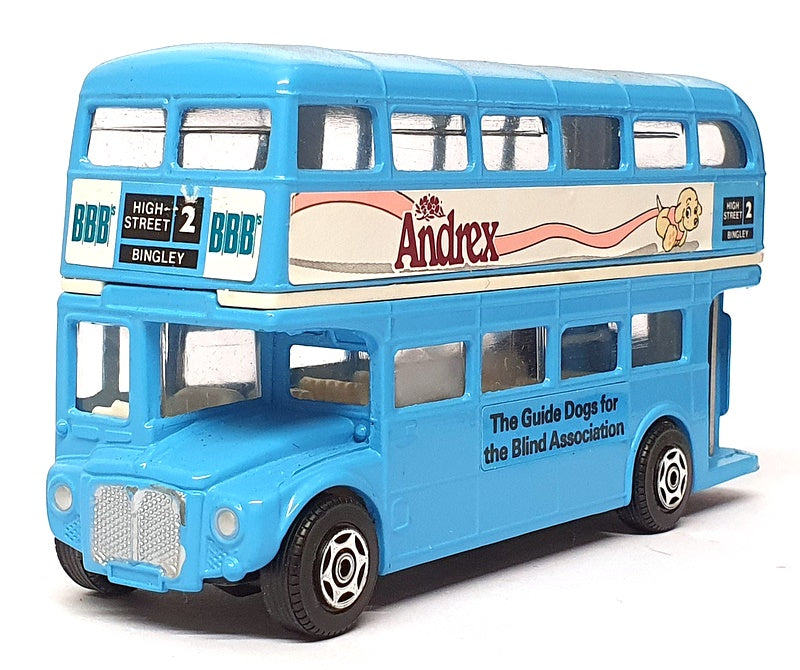 Corgi 12cm Long Diecast 469 (F) - Routemaster Double Deck Bus - Lt Blue