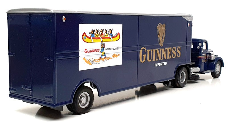 Corgi 1/50 Scale 50703 - Mack LJ Truck With Fruehaus Trailer (Guinness) Blue