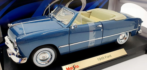 Maisto 1/18 Scale Diecast 31682 - 1949 Ford Convertible - Metallic Blue