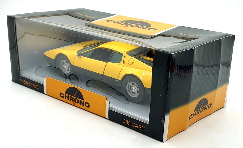 Chrono 1/18 Scale Diecast CH1 - Ferrari 512BB - Yellow/Black