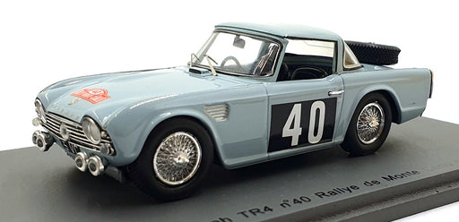 Spark 1/43 Scale S0512 - Triumph TR4 #40 Monte-Carlo Rally 1963