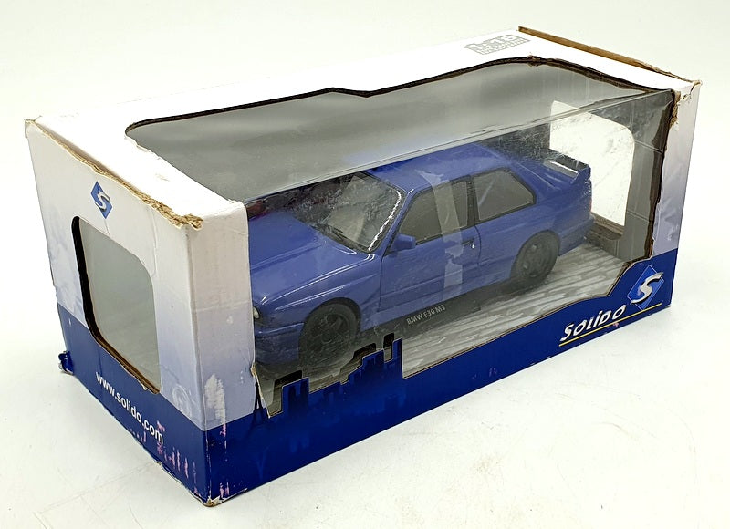 Solido 1/18 Scale Diecast S1801516 - BMW E30 M3 - Maritime Blue