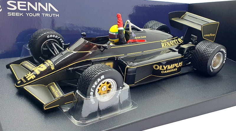 Minichamps 1/18 Scale 540 853872 Lotus Renault 97T #12 GP Portugal 1985 A. Senna