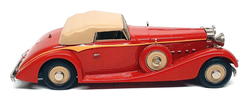 Western Models 1/43 Scale WMS20 - 1933 V12 Hispano Suiza 68 Saoutchik - Red