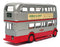 EFE 1/76 Scale EF05C3 - AEC R/T RTL Bus Silver Star REWORKED - Silver/Red