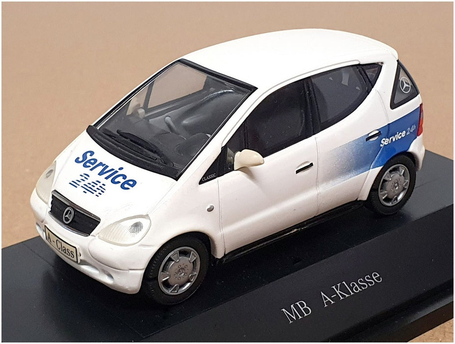 Herpa 1/43 Scale 070560 - Mercedes Benz A-Class Service 24h - White