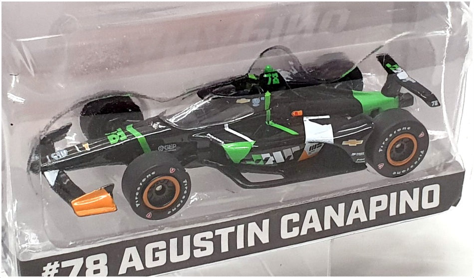 Greenlight 1/64 Scale 11599 - NTT Indycar Series #78 A. Canapino - Black/Green