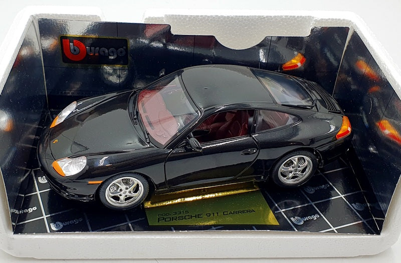 Burago 1/18 Scale Diecast 3315 - 1997 Porsche 911 Carrera - Black