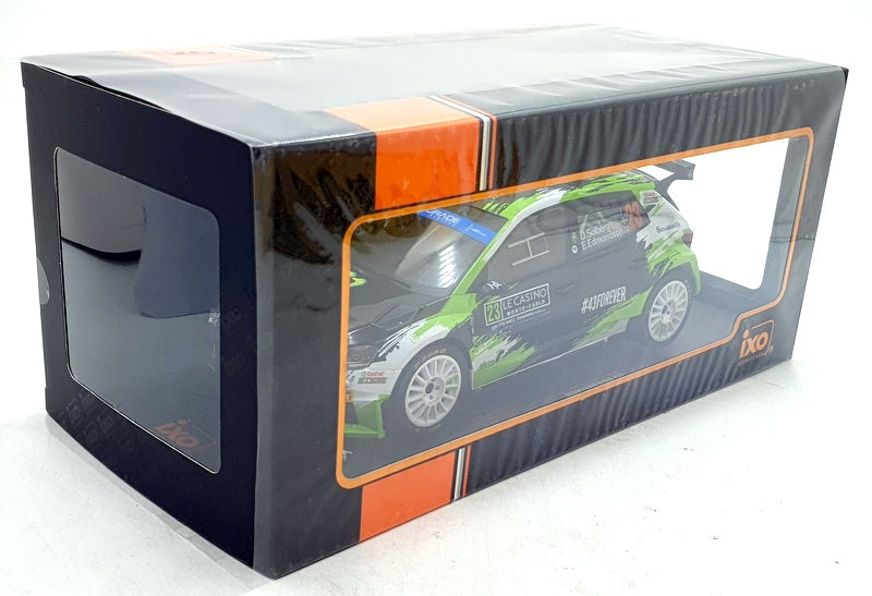 IXO 1/18 Scale Diecast 18RMC155A - Skoda Fabia Rally2 #23 Monte Carlo 2023