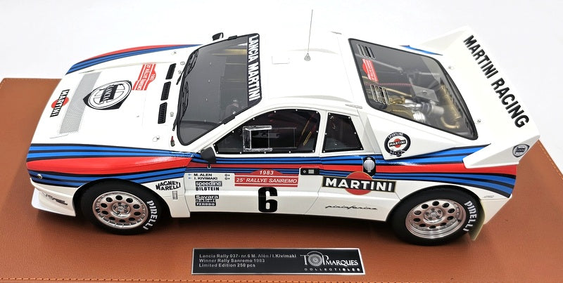 Top Marques 1/12 Scale TMR1208C Lancia 037 Rally #6 Sanremo 1983 M.Alen