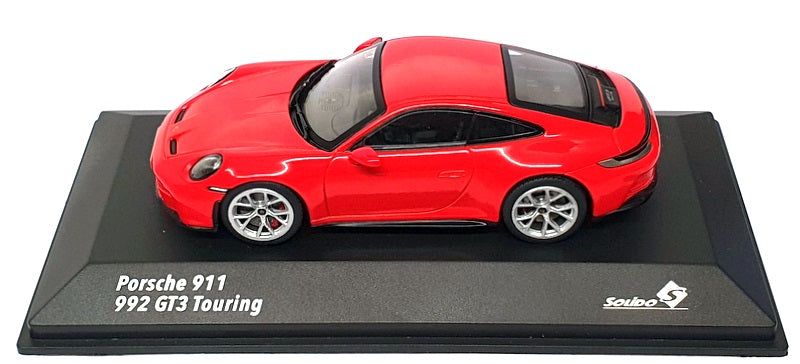 Solido 1/43 Scale S4316501 - Porsche 911 992 GT3 Touring - Red