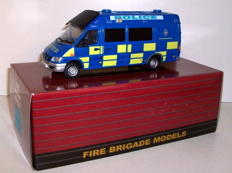 Fire Brigade Models 1/43 Scale - 02-05 Mercedes Sprinter Cambridgeshire Police