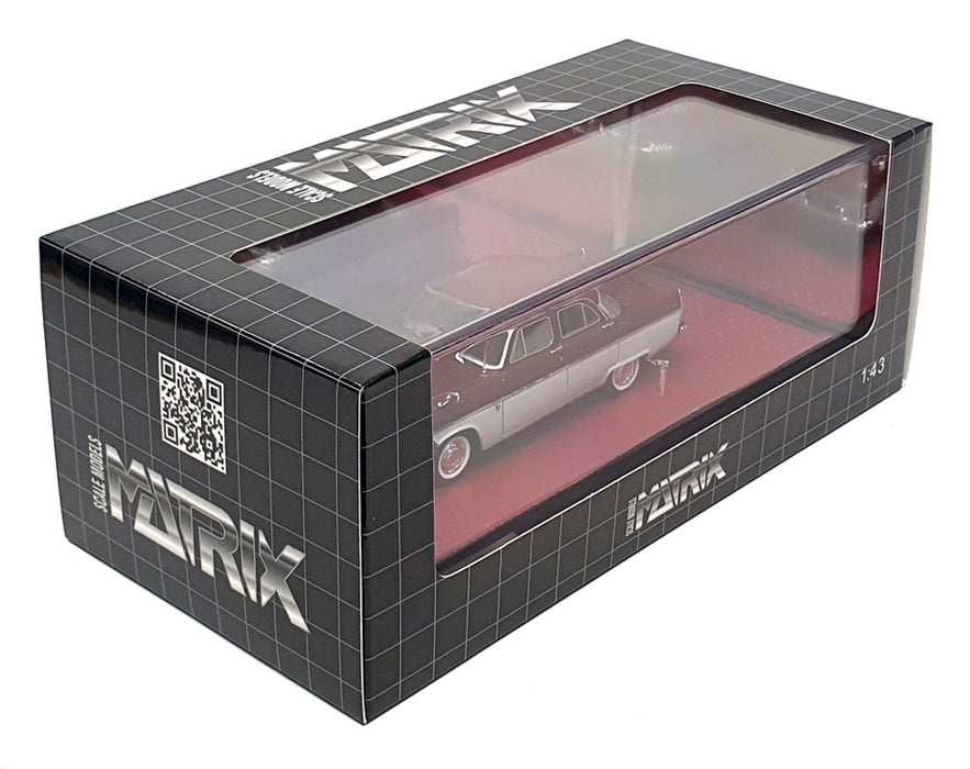 Matrix 1/43 Scale MX40603-152 - 1959-62 Ford Zodiac 206E Saloon - Maroon/Grey