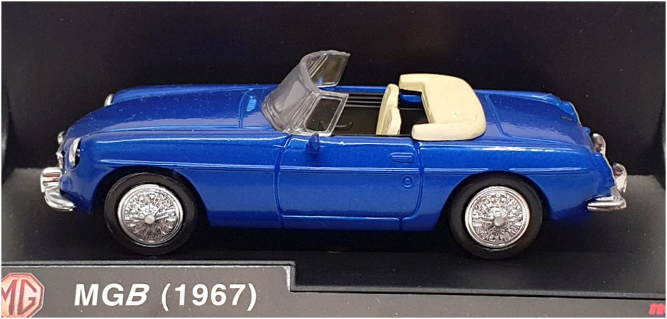 NewRay 1/43 Scale Diecast Model 48779 - 1967 MGB - Met Blue