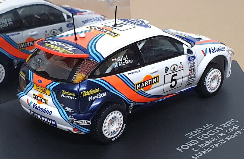 Skid 1/43 Scale SKM160 - Ford Focus WRC #5 Safari Rally 2000 McRae/Grist