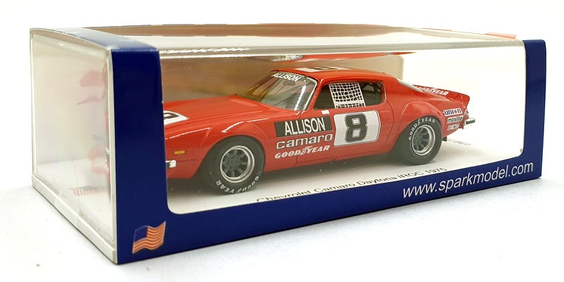 Spark 1/43 Scale US222 - Chevrolet Camaro #8 Daytona IROC 1975