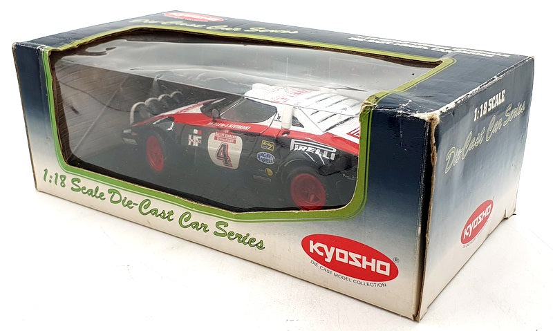 Kyosho 1/18 Scale Diecast 08136B - Lancia Stratos HF Rally Sanremo 1978 #4