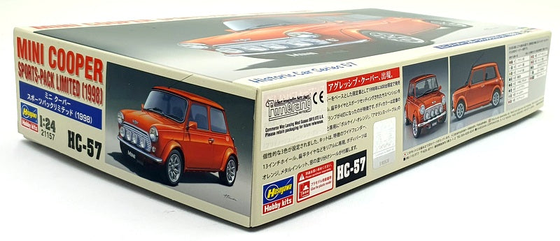 Hasegawa Kits 1/24 Scale 21157 - Mini Cooper Sports-Pack Limited 1998