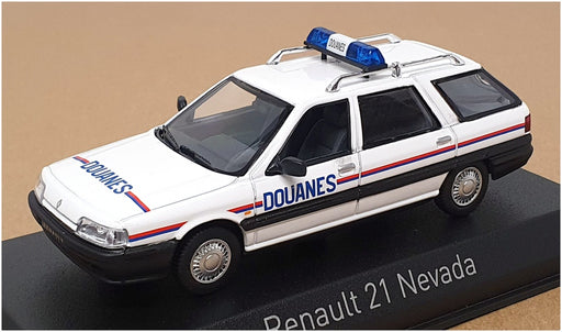 Norev 1/43 Scale 512136 - 1993 Renault 21 Nevada Stn Wagon (Douanes) - White