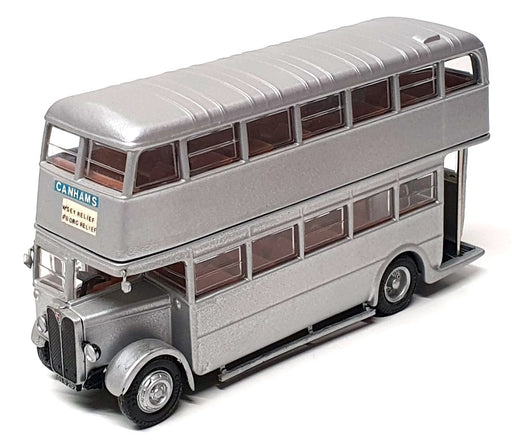 EFE 1/76 Scale C3L01 - AEC STL D/Deck Bus (Canhams) REWORKED - Silver