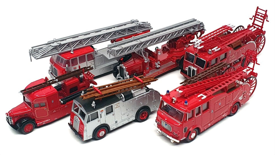 Oxford Diecast 1/76 Scale 76SET31 - 6 Piece London Fire Brigade Set 1865-2015