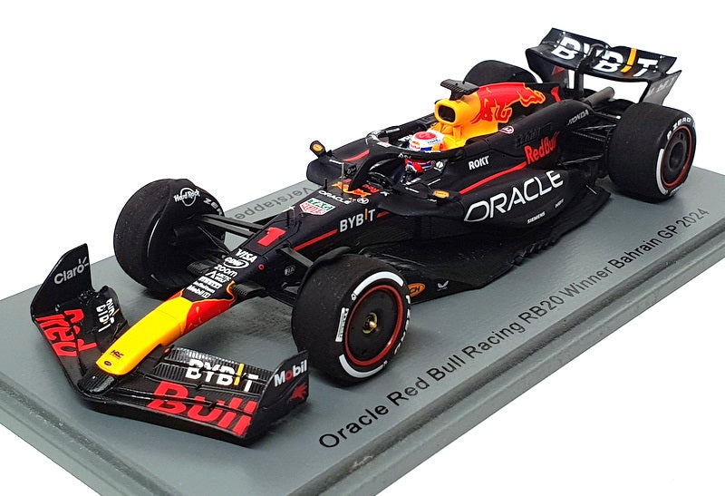 Spark 1/43 Scale S9519 - F1 Red Bull RB20 #1 Winner Bahrain GP 2024 Verstappen