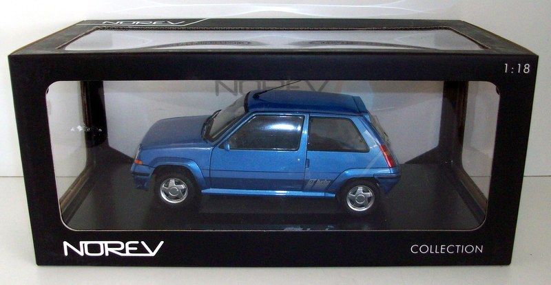 Norev 1/18 Scale - 185203 Renault 5 GT Turbo - Blue