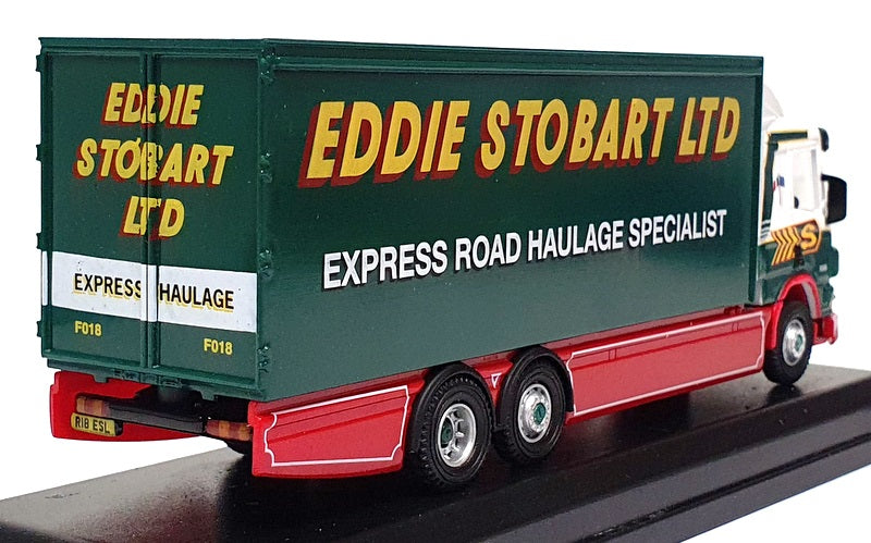 Oxford Diecast 1/76 Scale STOB028 - Scania 94D 6 Wheel Box Van Eddie Stobart Ltd