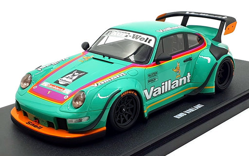 GT Spirit 1/18 Scale Resin GT869 - Porsche 911 RWB Bodykit Vaillant - Green