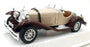 Burago 1/24 Scale Diecast 1509 - 1928 Mercedes Benz SSK - Beige/Maroon