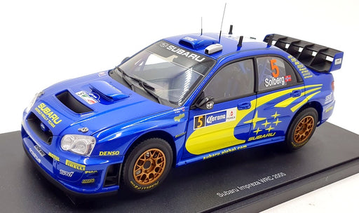 Autoart 1/18 Scale 80592 - Subaru Impreza WRC 2005 Solberg #5 Mexico