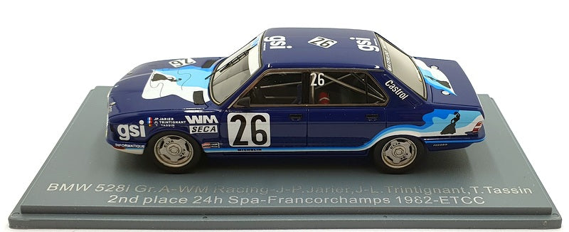 NEO 1/43 Scale 45667 - BMW 528i #26 2nd 24h Spa-Francorchamps 1982 ETCC