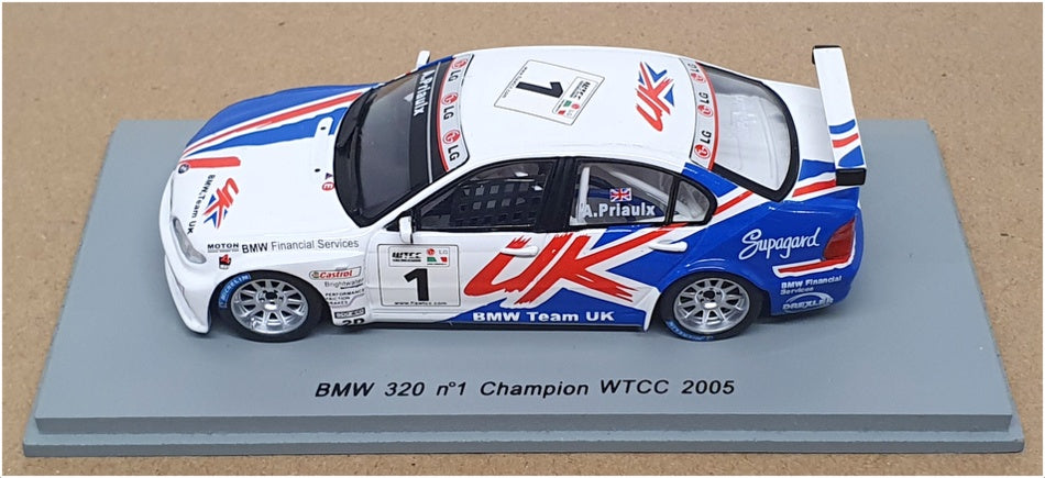 Spark Model 1/43 Scale S0427 - BMW 320 #1 Champion WTCC 2005 A. Priauix