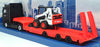 Burago 1/43 Scale 18-32313 Mercedes Truck & Trailer With Bobcat Black/Red/White