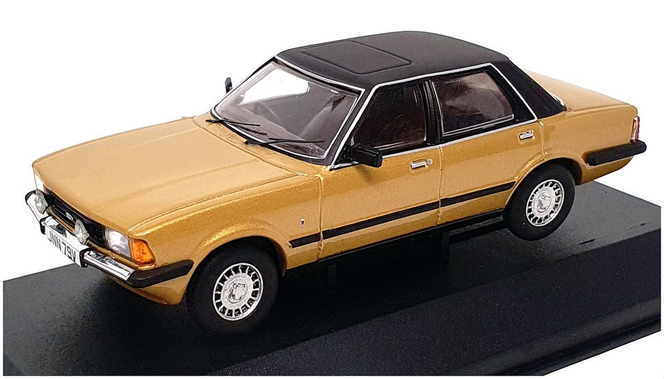 Vanguards 1/43 Scale VA15004 - Ford Cortina Mk5 2.0 Ghia S - Solar Gold