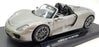 Welly 1/18 Scale Diecast 18051W - Porsche 918 Spyder - Grey