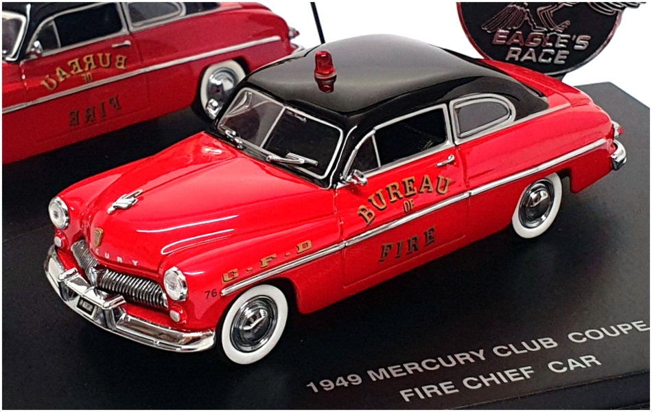 Universal Hobbies 1/43 Scale A52 - 1949 Mercury Club Coupe Fire Chief Car