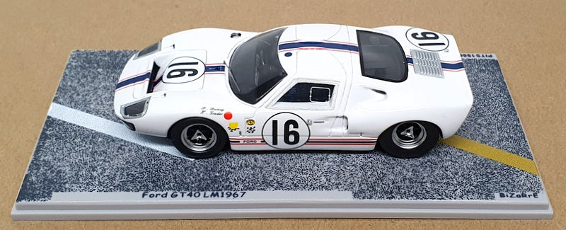 Bizarre 1/43 Scale Resin BZ297 - Ford GT40 #16 Le Mans 1967 - White