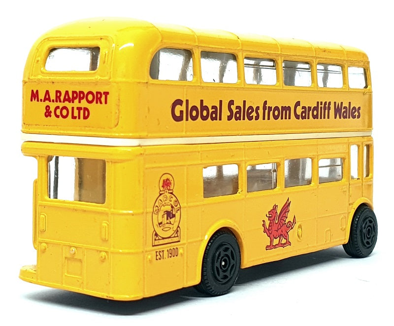 Corgi 12cm Long Diecast 469 (C) - Routemaster Double Deck Bus - Yellow