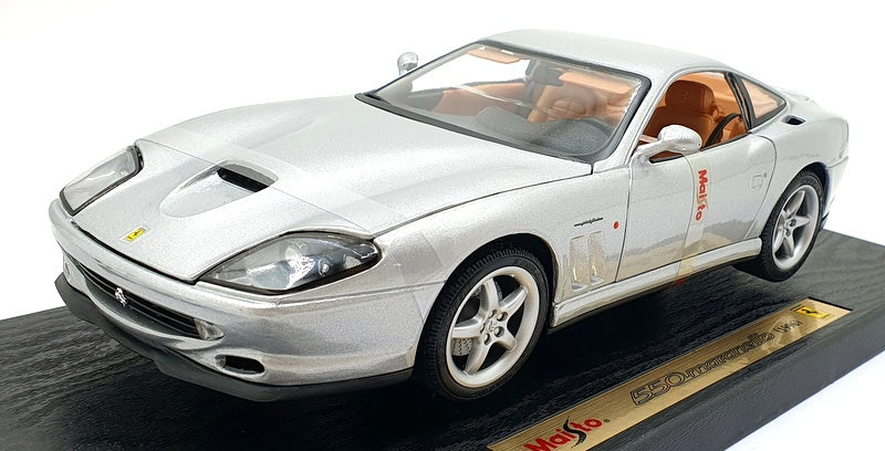 Maisto 1/18 Scale Diecast - 31839 Ferrari 550 Maranello 1996 Met. Grey