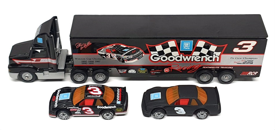 Matchbox Winross 14602 - Transporter & 2 Chevrolet Nascar Goodwrench D Earnhardt