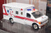 Corgi Appx 8.5cm Long CS90245 - Ford E-350 Ambulance Chicago Fire Dept. - White