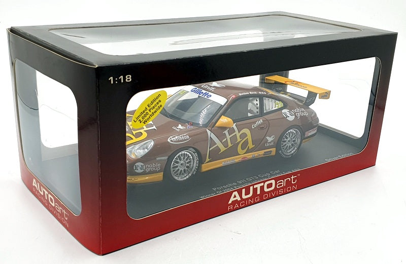 Autoart 1/18 Scale Diecast 80489A Porsche 911 996 GT3 Cup Signed Matthew Marsh